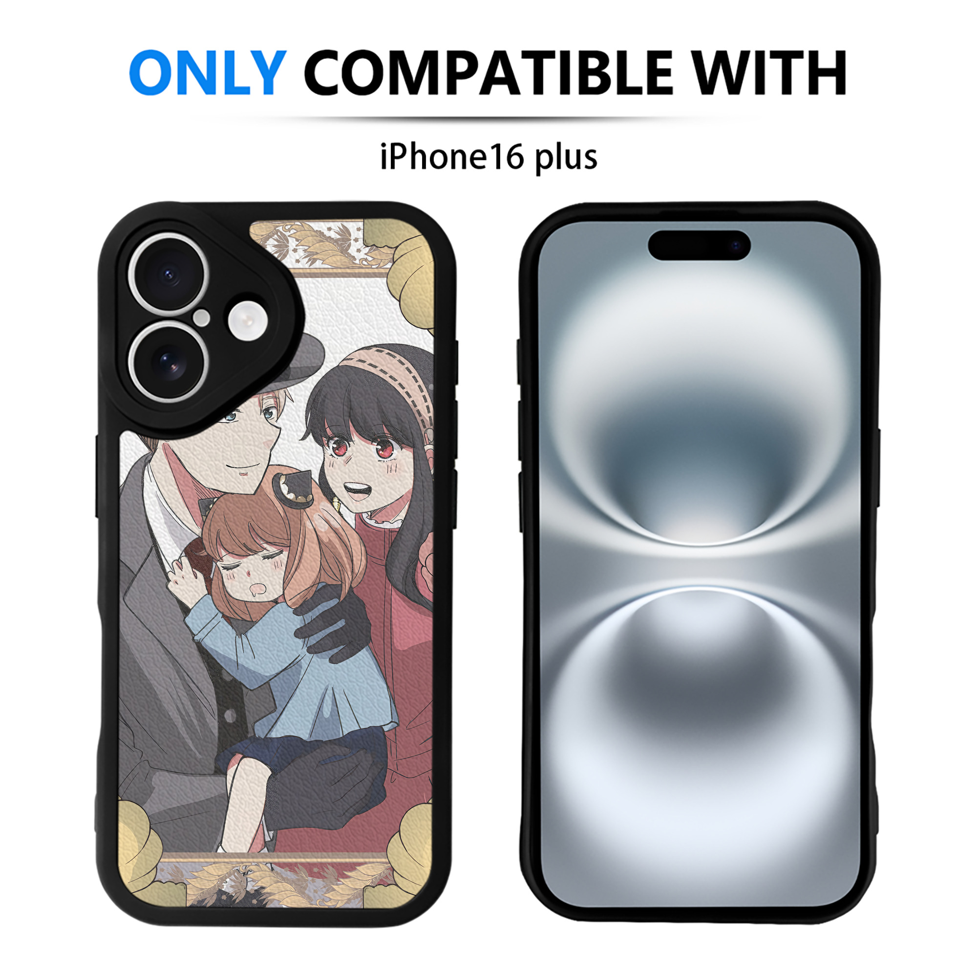 （画像用） SPY×FAMILY间谍家家酒 【iPhone 16シリーズ対応】シリコンスマホケース（レザー調） 材質：シリコン